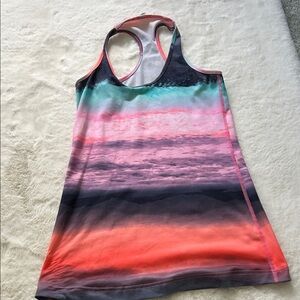 Lululemon Athletica Colorful Racerback Tank Top